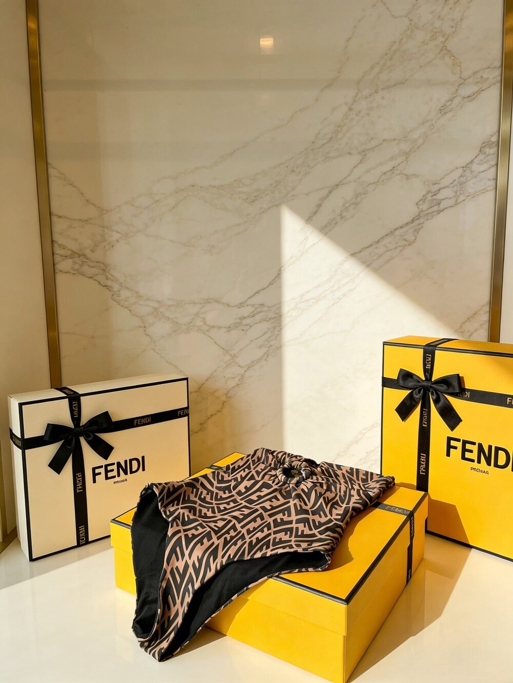Fendi Halter One Piece Swimsuit - Picture 3 of 6